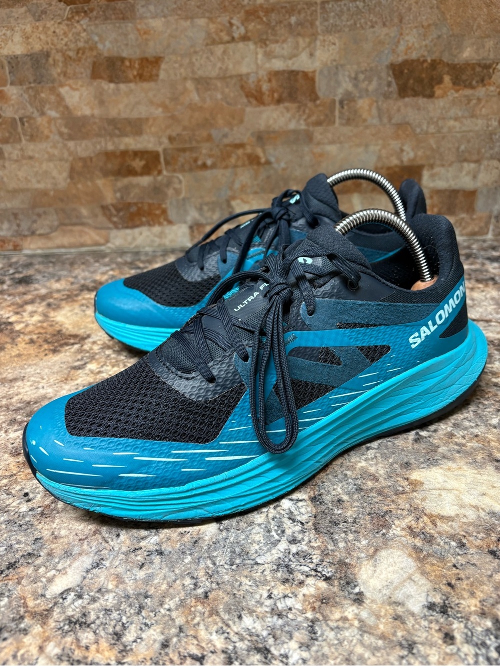 Salomon Ultra Flow GTX 474739 Blue Waterproof Running Shoes Size 9